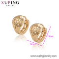 96525 xuping simples nouveaux modèles top vente modèle boucles d&#39;oreilles avec plaqué or 18 carats